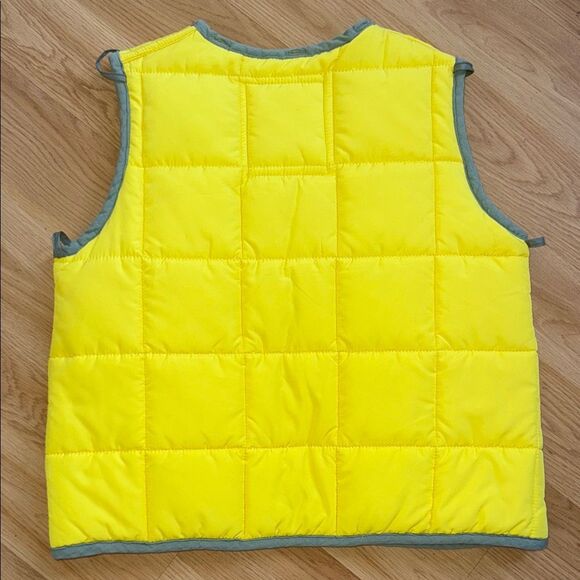Zadig and Voltaire Puffer Vest Military Yellow Vintage Canvas Size medium - Picture 6 of 7
